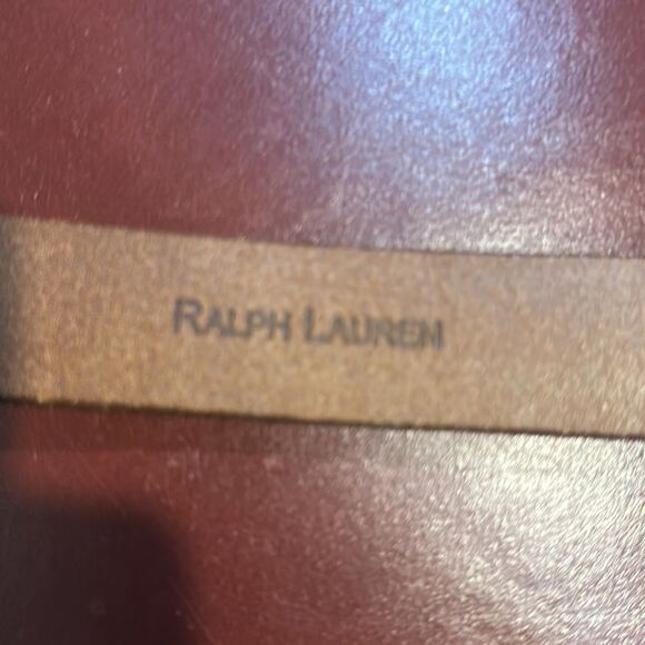 Ralph Lauren Brown Leather Belt - Picture 3 of 5